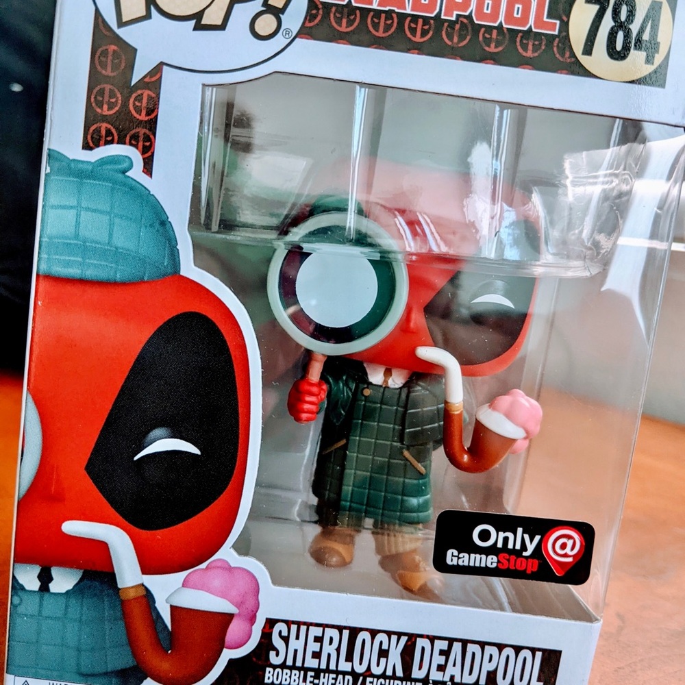 Sherlock Deadpool Funko POP! GameStop Exclusive